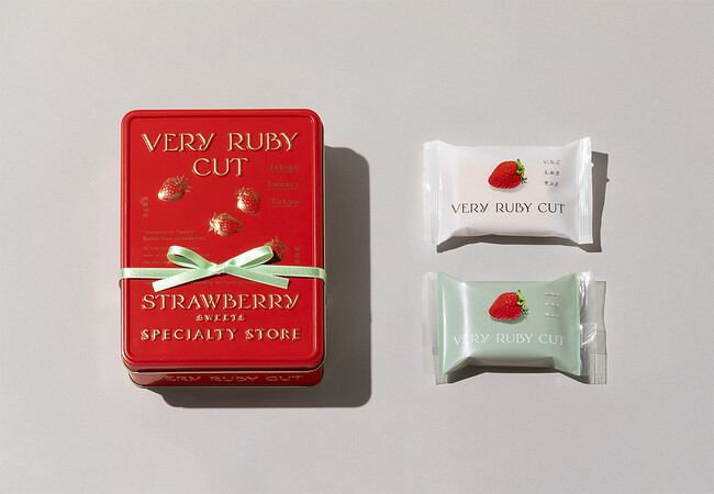真っ赤にきらめくいちご缶に春の訪れ。いちごスイーツ専門店【VERY RUBY CUT】から季節限定の詰合せが登場。