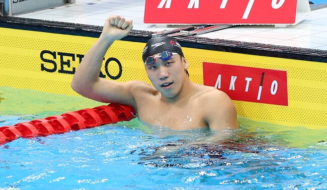 競泳 松元克央選手パリ五輪代表内定