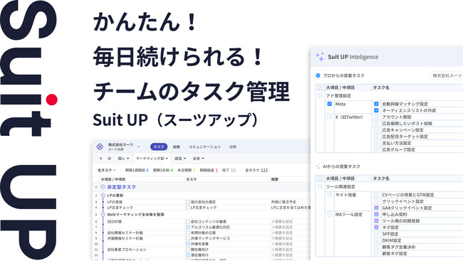経営支援クラウド「Suit UP」（スーツアップ）β版のサービス開始のお知らせ