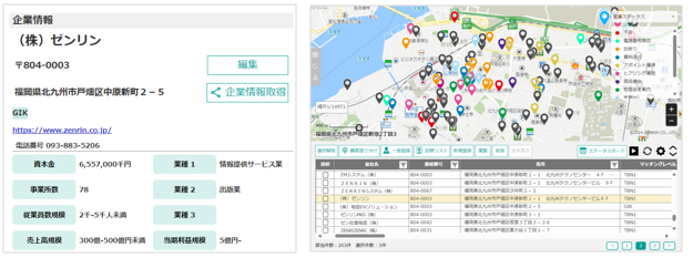 営業活動をトータルで支援　新サービス登場！「ZENRIN GISパッケージ セールスサポート」の販売を開始～営業準備・活動管理・結果分析まで中小企業が抱える営業活動の課題解決に貢献します～