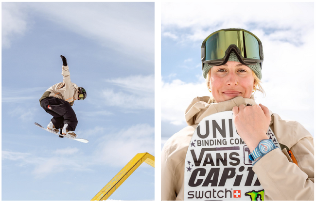 人気スノーボーダー、Mia Brookes（ミア・ブルックス）がSwatch Proteam の一員に