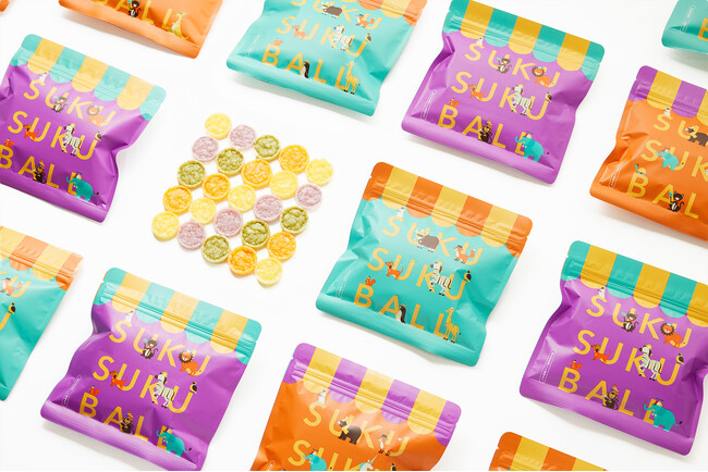 おかしより、ごはんに近い幼児向けおやつ「SUKUSUKU BALL」が2024年4月11日（木）リニューアル発売！
