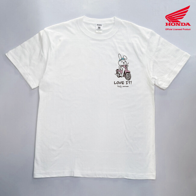 スーパーカブと「ラッピー」がコラボ！ワンポイントTシャツが登場！