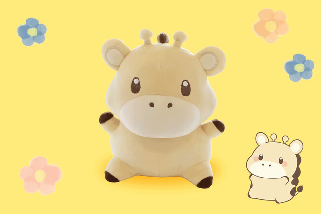 ご主人様のことがとても大好きなキリンの『りんた』が初のぬいぐるみになって登場！