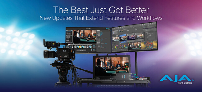 AJA 社、NAB 2024 に先立ち製品アップデートを発表