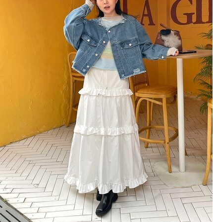 ＜Qoo10「デニムジャケット・コート」販売数ランキング＞デニムブームはジャケットにも！ひとくせありの個性派デザインが旬顔