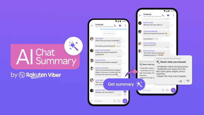 「Rakuten Viber」、生成AIを活用してグループチャットの未読メッセージを要約する新機能「AIチャットサマリー」の提供を開始