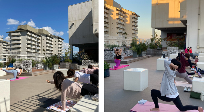 5月4日（土）にモンテメール芦屋 屋上テラスでLOHAS EVENT「SORA YOGA」を開催