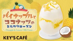  南国のフルーツと共に届ける“初夏の味わい”『パイナップルとココナッツのミルクフローズン』