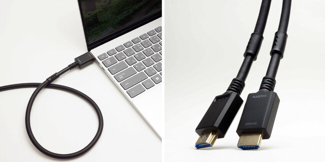 負荷やノイズに強い高耐久仕様の光ファイバーHDMIケーブルを新発売