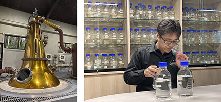 “グリーンで美味なウイスキーづくり”を目指し世界初※３ウイスキーの水素「直火蒸溜」実証実験に成功