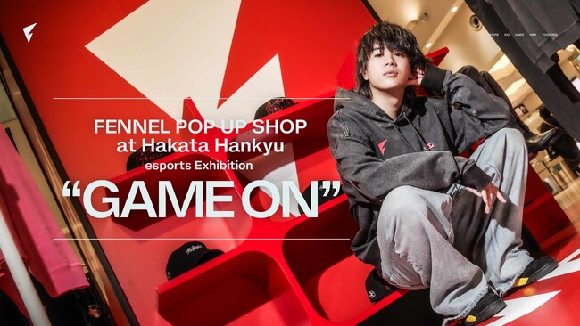 プロeスポーツチーム「FENNEL」、「DIESEL」に加え新たに「NEW ERA」「ECOCYCLE(R)」とコラボ。博多阪急でPOP UP SHOPを開催