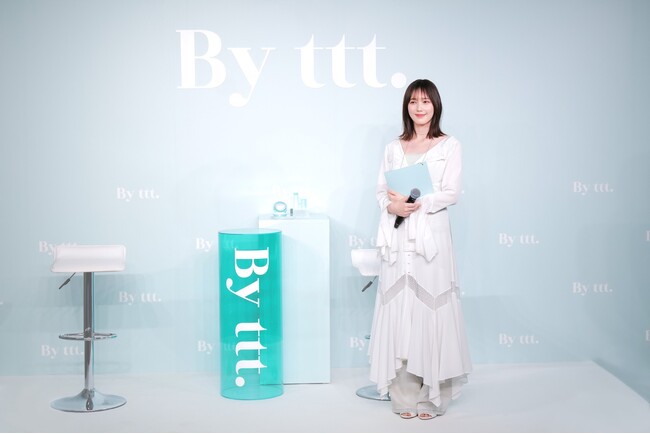 本田翼がフルプロデュース”自分の肌を好きになる”ビューティーブランド〈By ttt.(バイティースリー)〉がローンチイベントを開催！