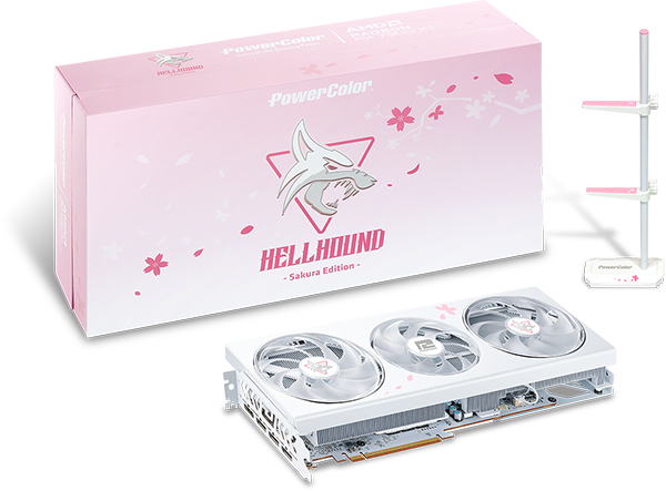 PowerColorから、Radeon RX 7800 XT 限定カラーのトリプルファン搭載グラフィックボード、RX 7900 GRE トリプルファン搭載グラフィックボード発売
