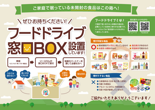 「フードドライブ」活動を実施　食品ロス問題解決と食の支援を通じた社会貢献
