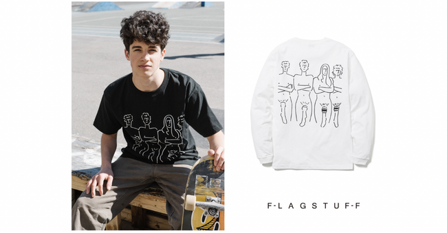 yutoriが展開する『F-LAGSTUF-F』がアーティスト『長場雄』とブランド10周年記念でコラボレーション