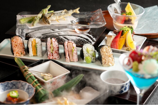 【新横浜プリンスホテル】アイススケートショーと日本料理が異例のコラボレーション公演テーマ“Rocks”をイメージした和食の型にハマらないロックな御膳料理を販売