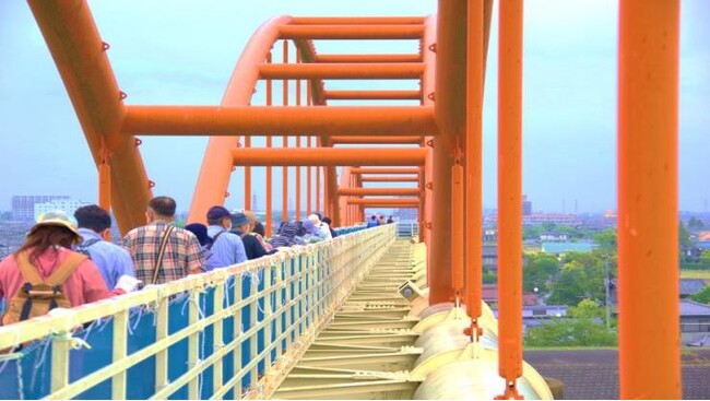 【埼玉県】日本一長い水管橋を歩いてみよう！春の荒川水管橋見学会を開催
