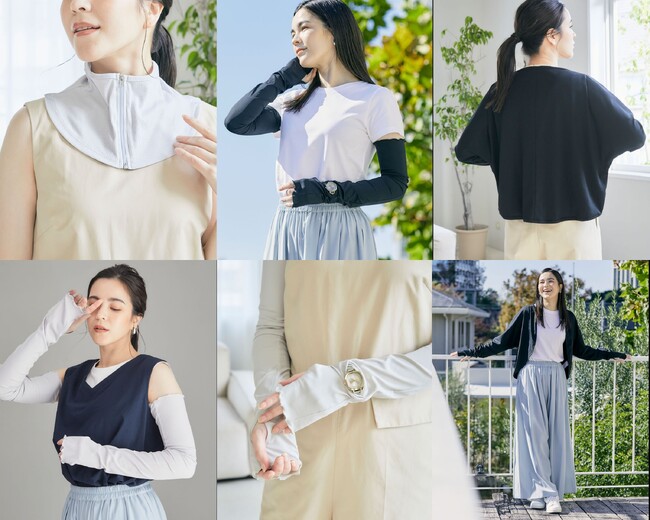 黒だけでなく全カラーで99%以上のUVカットを実現！涼活ブランド「涼活本舗」の新シリーズ、4月中旬よりECサイトにて販売開始