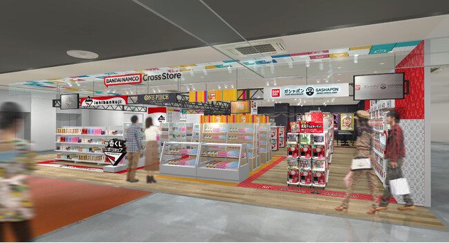 バンダイナムコグループ各社が展開する 「キャラクター商品」のオフィシャルショップ4店舗が大集積！「バンダイナムコ Cross Store」心斎橋PARCOに4月19日(金)オープン！