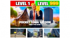 国内クレジットカード業界初※「Fortnite」内オンラインゲーム「Pocket Town Tycoon」が4/15（月）大型アップデートを実施！