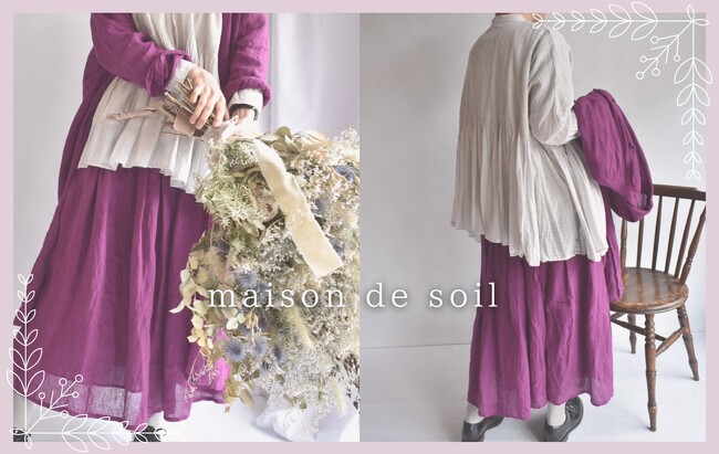 mielの 2024年 SPRING and SUMMER COLLECTIONは、色に包まれるファッション