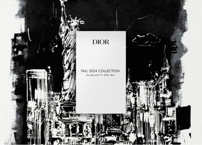 【DIOR】2024年フォール コレクションショーをニューヨークの会場からライブ配信