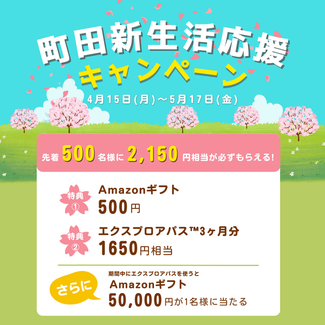 先着500名に総額100万円相当のプレゼント！町田の飲食店を盛り上げる新生活応援キャンペーン4/15スタート