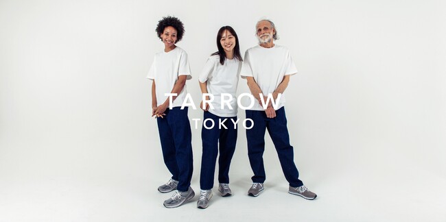 【4月18日発売】年間売上成長率約15倍！アパレル生産者発ブランド『TARROW TOKYO』定番Tシャツのリニューアルモデルが登場！