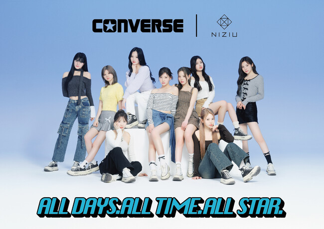 CONVERSE × NiziU ABC-MART限定モデルのビジュアルを公開