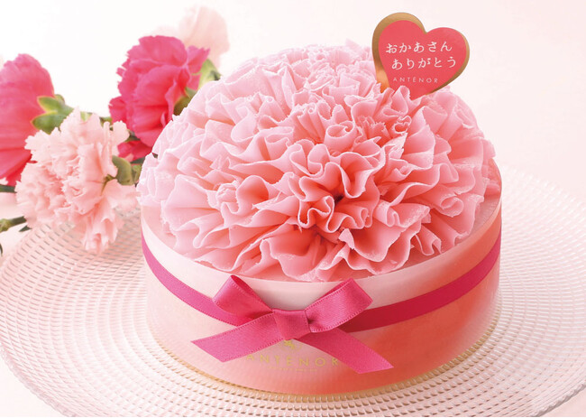 【アンテノール 母の日限定】チョコレートでつくるカーネーションのケーキで日頃の感謝を