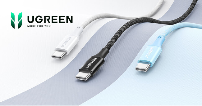 UGREEN USB-C急速充電ケーブル | 両端L字ケーブル、3mケーブルなど製品ラインナップ拡充