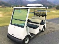 全国初(※)!ゴルフカート全台にクーラーを設置
