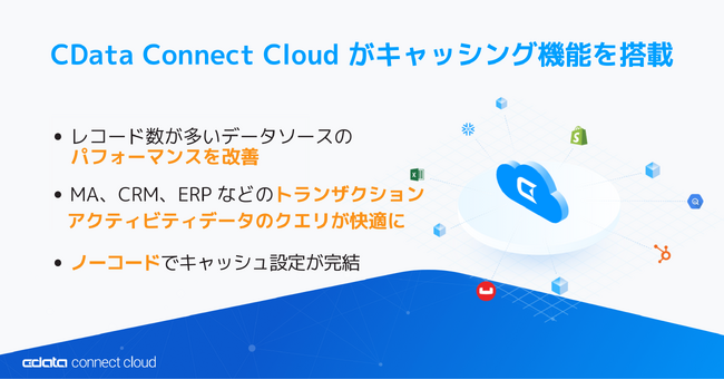 『CData Connect Cloud』がパフォーマンスを高速化するキャッシング機能を搭載