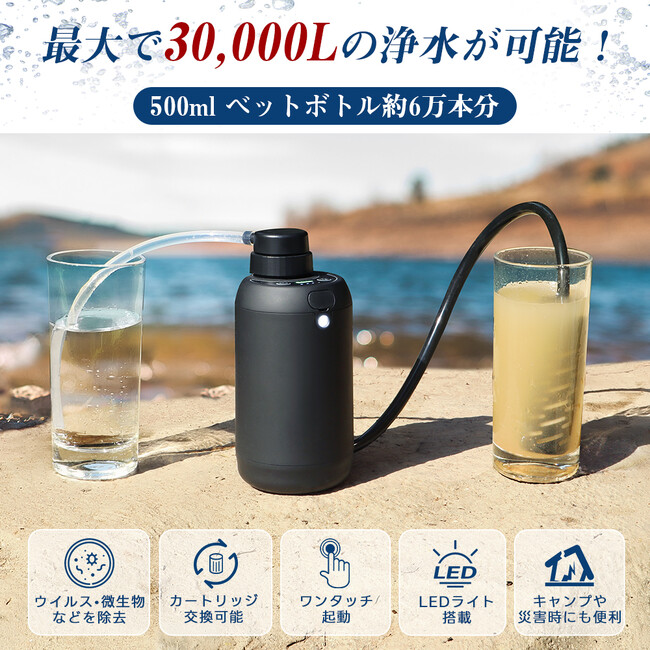 ＼【祝】Amazonの売れ筋防災商品／携帯浄水器商品を4月17日（水）から4月14日（月）まで、Amazonの月例タイムセールプロモーションを開催中！