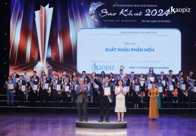 【カオピーズ】2024年にベトナムIT業界で名誉あるSao Khueアワード を6年連続で受賞しました。