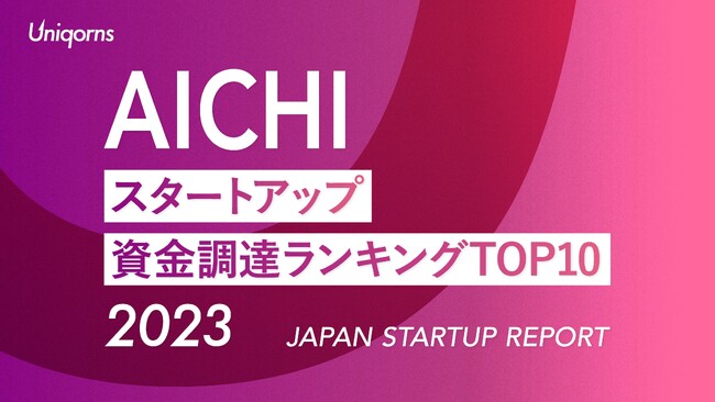 愛知スタートアップ資金調達ランキングTOP10(2023年)　スタートアップメディア「uniqorns（ユニコーンズ）」調査レポート