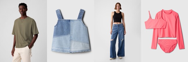 Gap、アースデイに向けて、オーガニックコットンやリサイクル素材を使用した汎用性の高いアイテムを提案