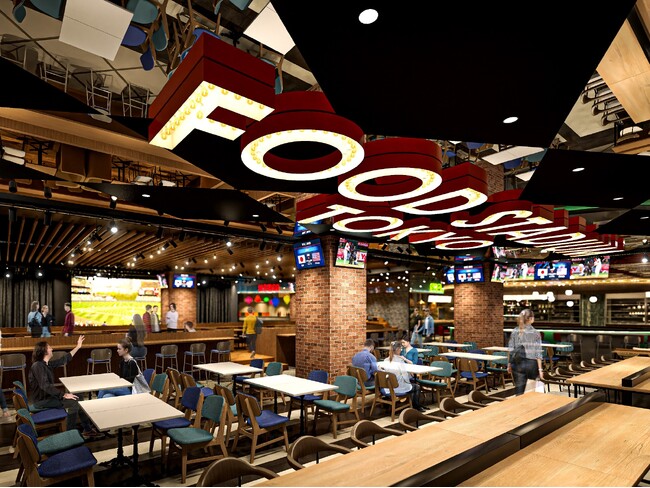 東京ドームシティ 黄色いビル2階にフードホール『FOOD STADIUM TOKYO』が開業　2024年6月24日(月) オープン