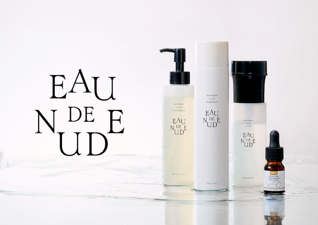【PARISIENNE BEAUTY GROUPより新ブランド誕生】“シンプルで本質的なスキンケア”にこだわった新スキンケアブランド「EAU DE NU/DE」から4アイテムが登場！