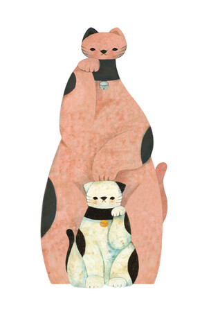 福田利之 個展「TOSHIYUKI FUKUDA DJURSERIEN／manekineko（招き猫） 」をSTUDIO 894 ギャラリーで開催