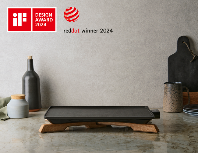 アイリスオーヤマの「薄型ホットプレート」が　「Red Dot Design Award 2024（※1）」と「iF デザインアワード 2024（※2）」をダブル受賞