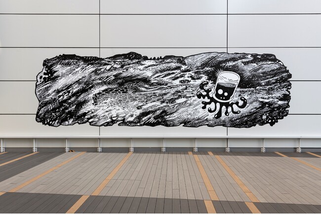 渋谷ヒカリエにて「ヒカリエデッキ 壁面アートプロジェクト」大岩オスカール氏による第6弾作品が、本日公開!