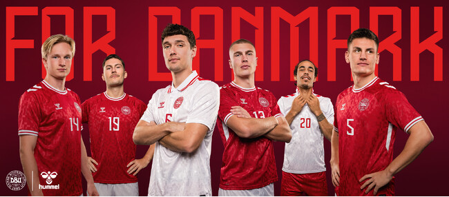 ヒュンメルがデンマーク代表の2024新ユニフォームを発売開始！
