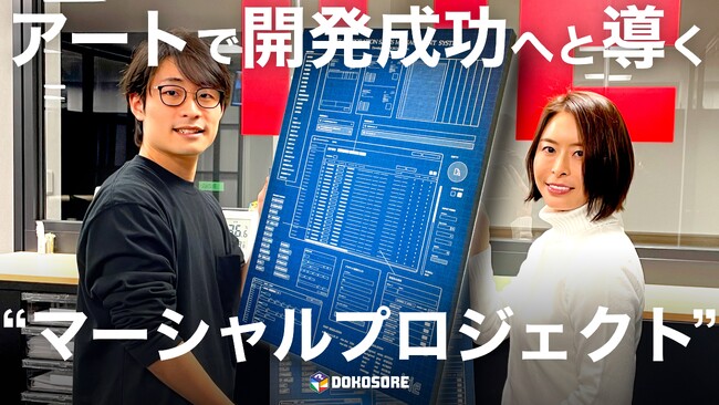 システム開発成功率90%のDOKOSORE、アートでシステム導入を促進する“マーシャルプロジェクト”をローンチ