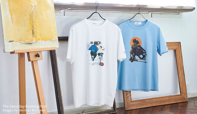 Golden Bear meets The Saturday Evening Post images by Norman Rockwell グラフィックTシャツを発売