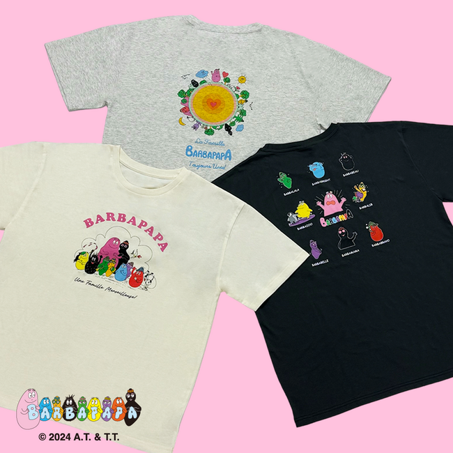 プチプラショップ「illusie300」からバーバパパのおでかけグッズが発売決定！Tシャツやトートバッグなど、これからの季節に活躍しそうなアイテムが勢ぞろい
