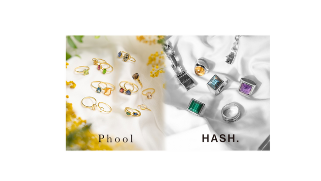 職人による１点物の天然石ジュエリー「Phool」、世界各地のカラーストーン×シルバーアクセサリー「HASH.」がマルイシティ横浜にてPOPUP SHOPを開催！
