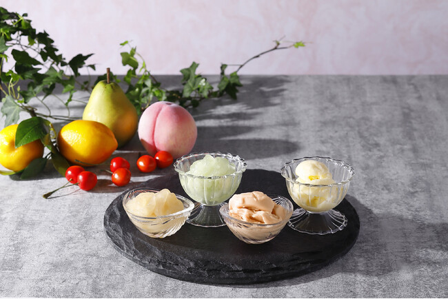 資生堂パーラーの凍らせて食べるシャーベット『グラス オ フリュイ』 フルーツの美味しさを追及したひんやりスイーツ