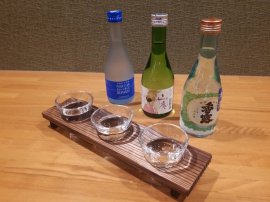 地酒飲み比べ　　※イメージ